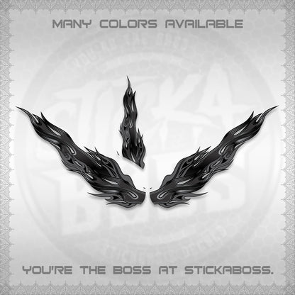 GIORNO 125 DECALS (2026 FIRE CUSTOM 003 DESIGN) STICKER DECALS BY STICKABOSS