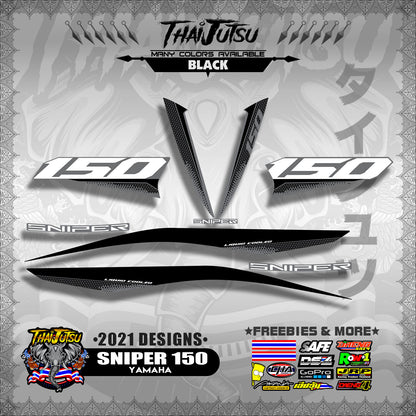 SNIPER 150 DECALS ( 2021 DESIGNS )【WITH FREEBIES】