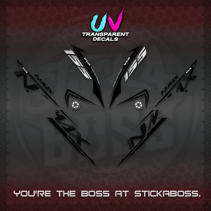NMAX V1 THAI UV TRANSPARENT DECALS (2020 DESIGN) STICKER DECALS By STICKABOSS