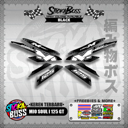 MIO SOUL I 125 GT DECALS ( KEREN TERBARU )【WITH FREEBIES】