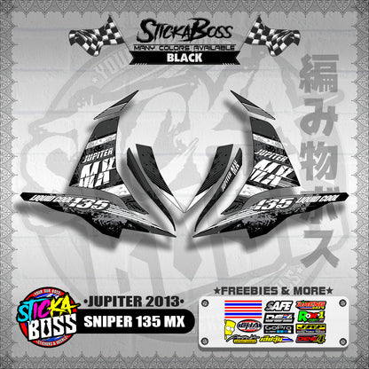 SNIPER 135 MX DECALS ( JUPITER 2013 )【WITH FREEBIES】