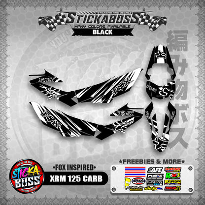 XRM 125 CARB STICKER FULL DECALS ( FOX INSPIRED )【WITH FREEBIES】