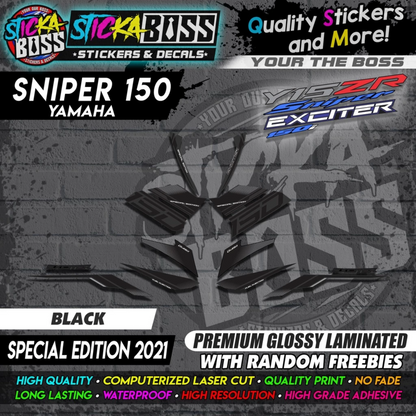 SNIPER 150 Stock Decals ( Special Edition 2021 ) [ MALAYSIAN CONCEPT / EXCITER 150 / Y15ZR ]