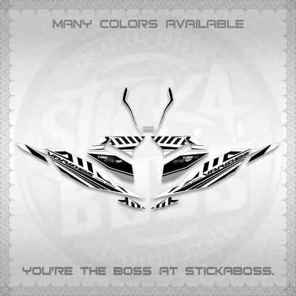 CLICK 125 V4 VARIO FOR WHITE DECALS (2026 VR0007 DESIGN) STICKER KITS By STICKABOSS