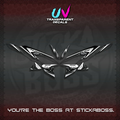 CLICK V2 UV TRANSPARENT DECALS (125-150 TRIBAL VIETNAM)STICKER DECALS By STICKABOSS