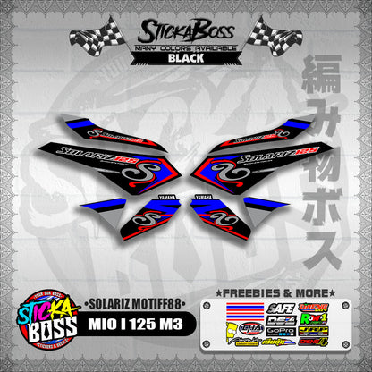 MIO I 125 M3 DECALS ( SOLARIZ MOTIFF88 )【WITH FREEBIES】