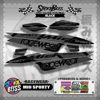 MIO SPORTY DECALS ( RACEWEAR )【WITH FREEBIES】