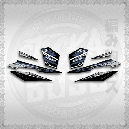 STICKER DECALS for AEROX V3 ALPHA TURBO INDO (AV3NVRAST) By STICKABOSS (SOFIE LAMINATED WATERPROOF)