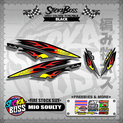 MIO SOULTY DECALS ( FIRE STOCK SIZE )【WITH FREEBIES】
