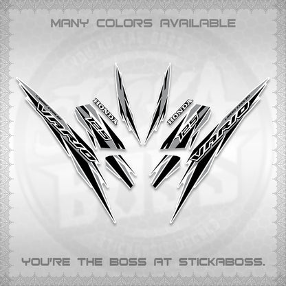 CLICK 125 V3 INDO FOR WHITE DECALS (2024 SV 22-A1 STYLE) STICKER KITS By STICKABOSS