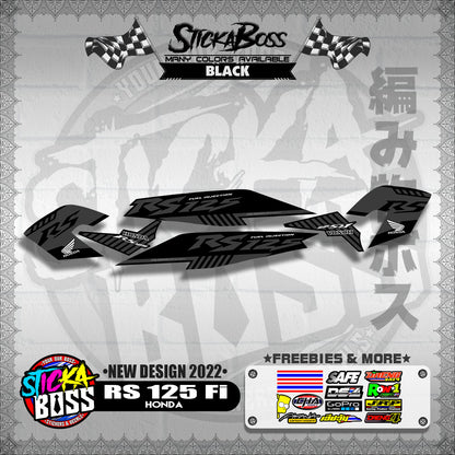 RS 125 Fi DECALS ( NEW DESIGN 2022 )【WITH FREEBIES】