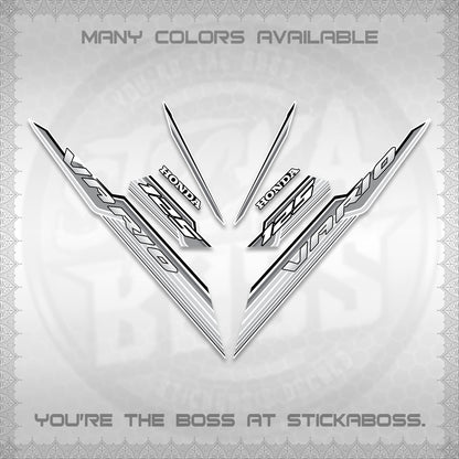 CLICK 125 V3 INDO FOR WHITE DECALS (2024 SV 07-A2 STYLE) STICKER KITS By STICKABOSS