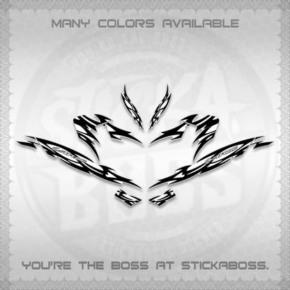CLICK 125 V4 INDO VARIO FOR WHITE DECALS (2026 NUSANTARA STRIPING) STICKER DECALS By STICKABOSS