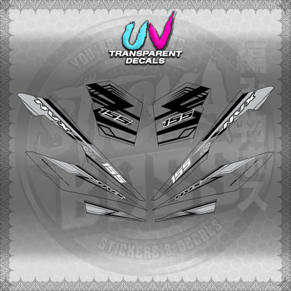 【PREMIUM UV PRINT】TRANSPARENT AEROX V3 ALPHA TURBO INDO (AV3NVRAST) 【WITH FREEBIES】