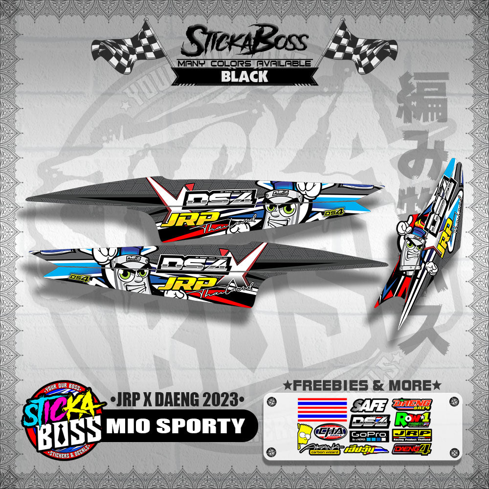 MIO SPORTY DECALS ( DAENG X JRP 2023 )【WITH FREEBIES】