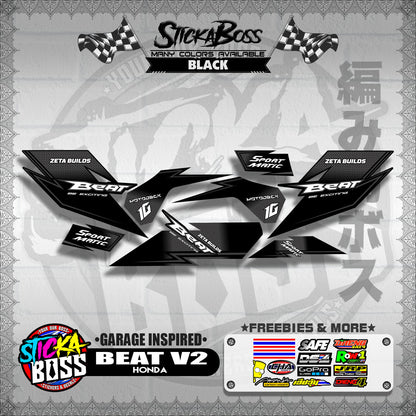 BEAT V2 DECALS ( GARAGE INSPIRED )【WITH FREEBIES】