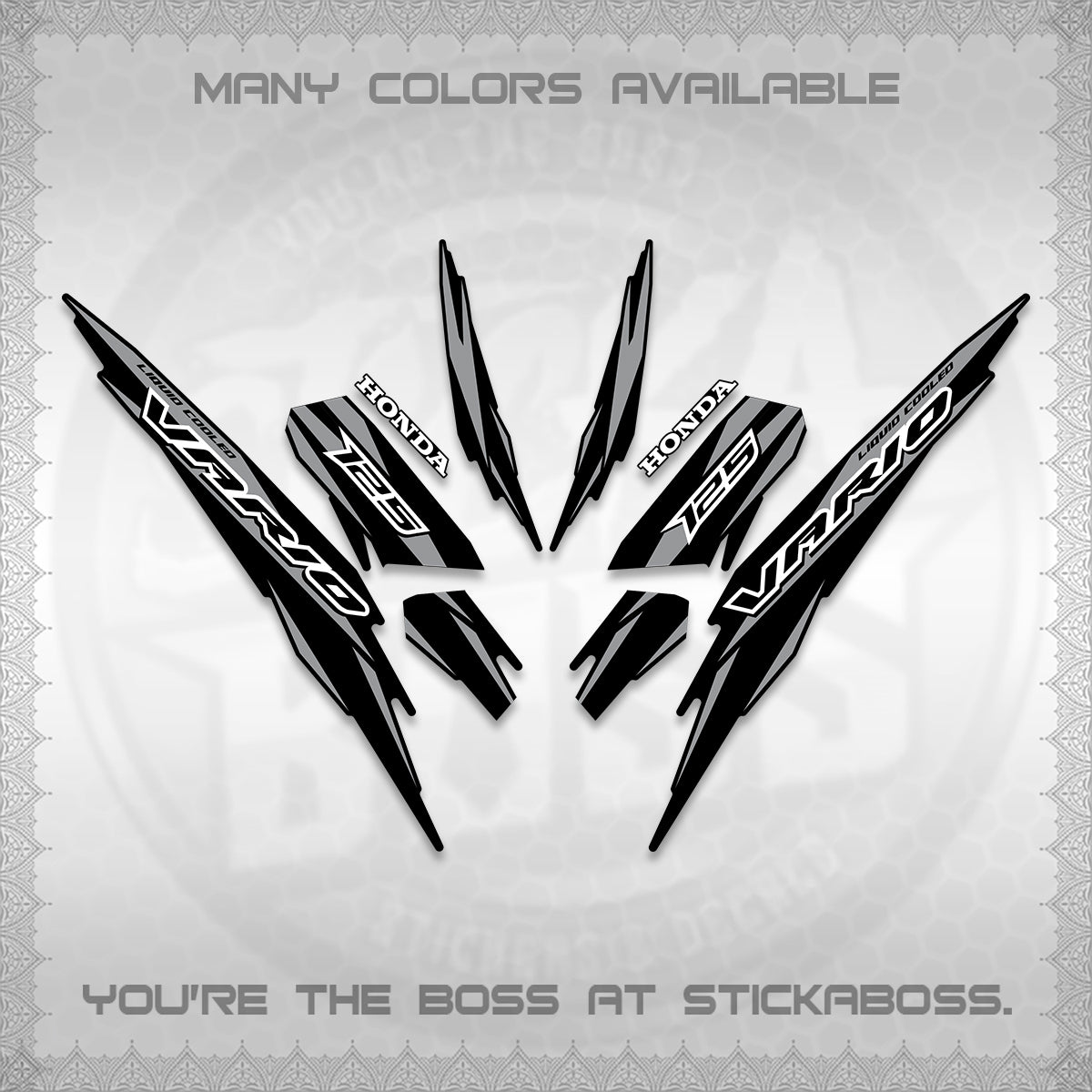 CLICK 125 V3 INDO DECALS (2024 SV 22-A1 STYLE) STICKER KITS By STICKABOSS