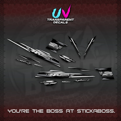 AEROX V2 UV TRANSPARENT DECALS (2026 INDO STAR 001) STICKER KITS BY STICKABOSS