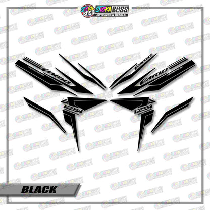 CLICK V3 CUT-OUT DECALS ( 001 MINIMALIST SHARP )【Stickaboss】