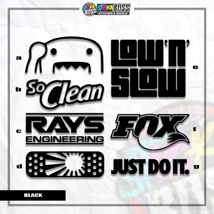 ASSORTED P3 | VINYL CUT-OUT STICKER   ( ANIME VINYL STICKER DECALS )【Stickaboss】