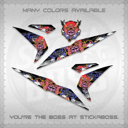 BEAT FI V2 INDO DECALS (2026 NEW SAMURAI MOTIF) STICKER KITS BY STICKABOSS