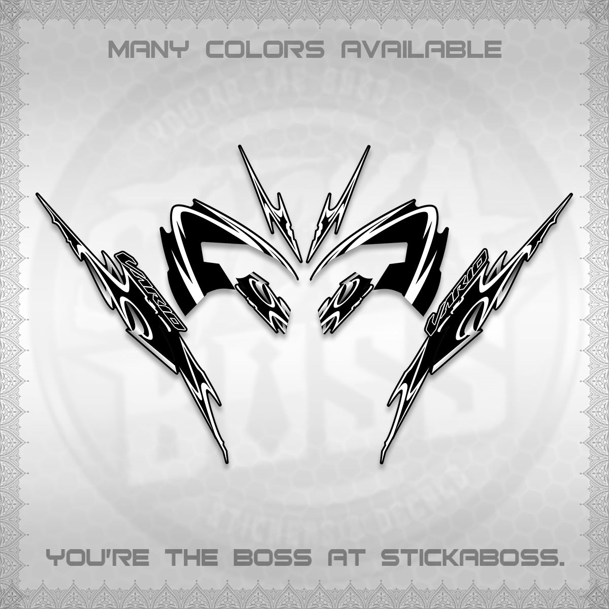 CLICK 125 V3 VARIO STRIPING DECALS (2026 NEW LED DESIGN) STICKER KITS By STICKABOSS