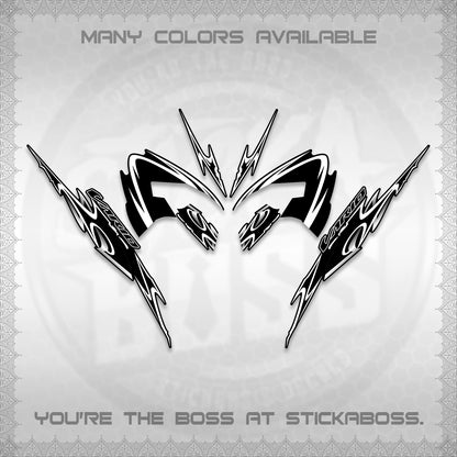 CLICK 125 V3 VARIO STRIPING DECALS (2026 NEW LED DESIGN) STICKER KITS By STICKABOSS
