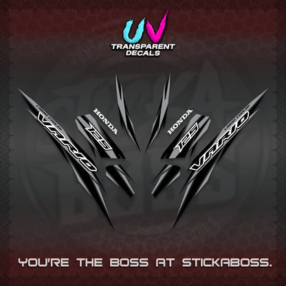 CLICK 125 V3 INDO UV TRANSPARENT DECALS (2024 SV 22-A1 STYLE) STICKER KITS By STICKABOSS
