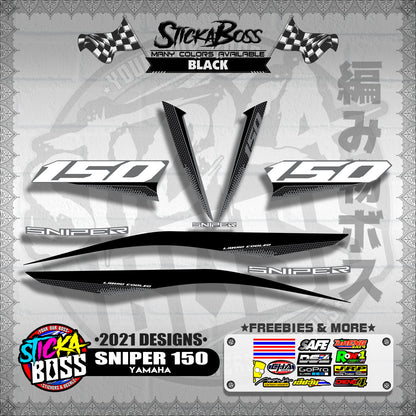 SNIPER 150 DECALS ( 2021 DESIGNS )【WITH FREEBIES】