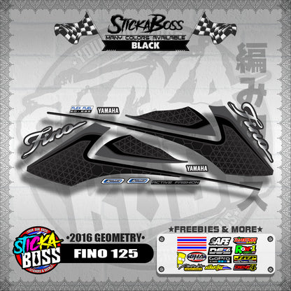 FINO 125 DECALS ( 2016 GEOMETRY )【WITH FREEBIES】