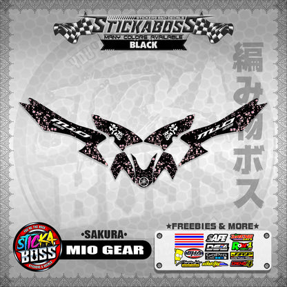 MIO GEAR STICKER DECALS ( SAKURA )【WITH FREEBIES】