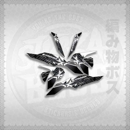 STICKER DECALS for CLICK V3 (CV320VAA3) By STICKABOSS (SOFIE LAMINATED WATERPROOF)