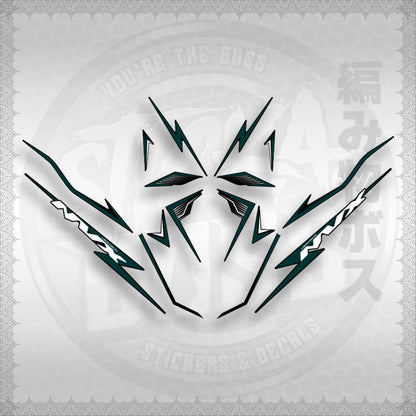 AEROX 155 V2 MALAY CONCEPT ( NVX HIBISCUS ) STICKER DECALS By STICKABOSS