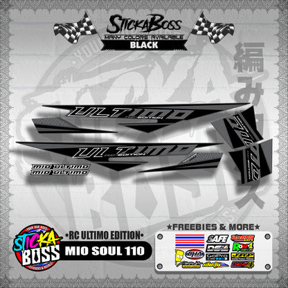 MIO SOUL 110 DECALS ( RC ULTIMO EDITION )【WITH FREEBIES】