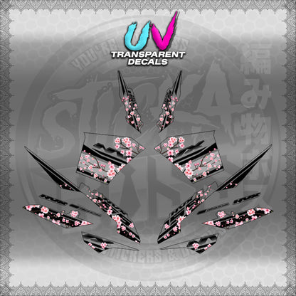 【PREMIUM UV PRINT】TRANSPARENT AEROX V3 ALPHA TURBO INDO-MALAYSIAN (AV3SAIN)【WITH FREEBIES】