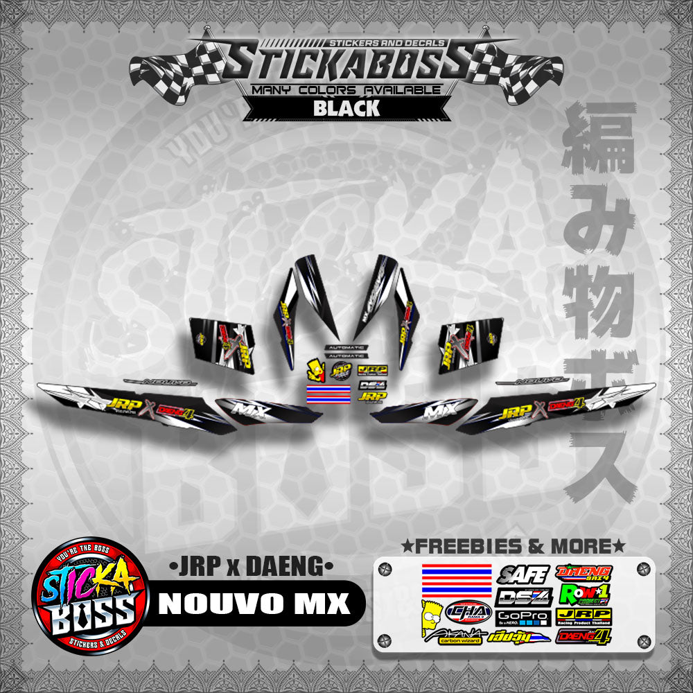 NOUVO MX Decals ( JRP x DAENG )【WITH FREEBIES】