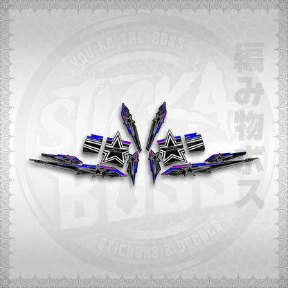 STICKER DECALS for AEROX 155 V2 MALAYSIAN (AV2NESTMO01) By STICKABOSS (SOFIE LAMINATED WATERPROOF)