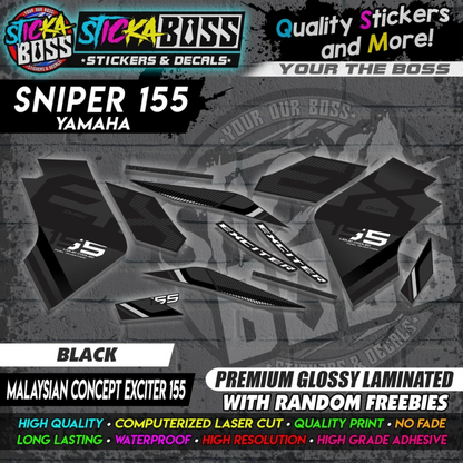 SNIPER 155 New Stock Decals [ MALAYSIAN CONCEPT EXCITER 155 ]