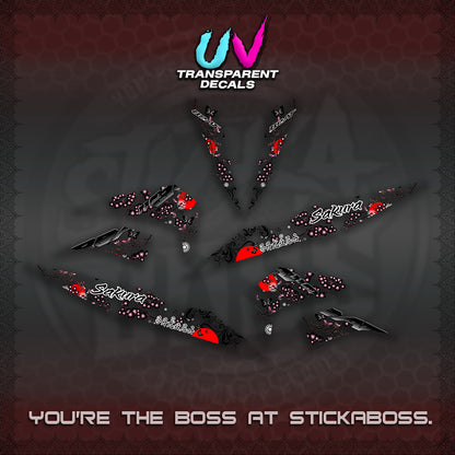 BEAT V2 UV TRANSPARENT INDO DECALS (2026 SAKURA NEW STYLE)STICKER DECALS By STICKABOSS