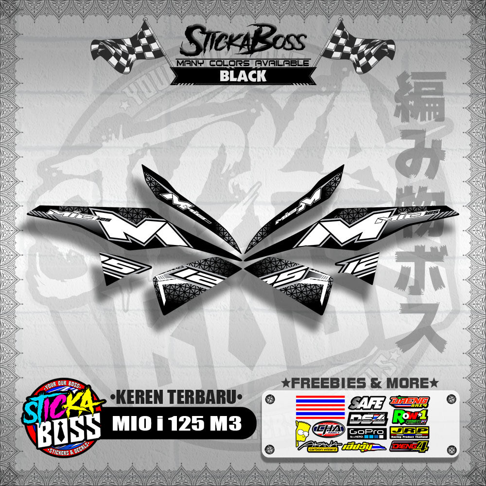MIO i 125 M3 DECALS ( KEREN TERBARU )【WITH FREEBIES】