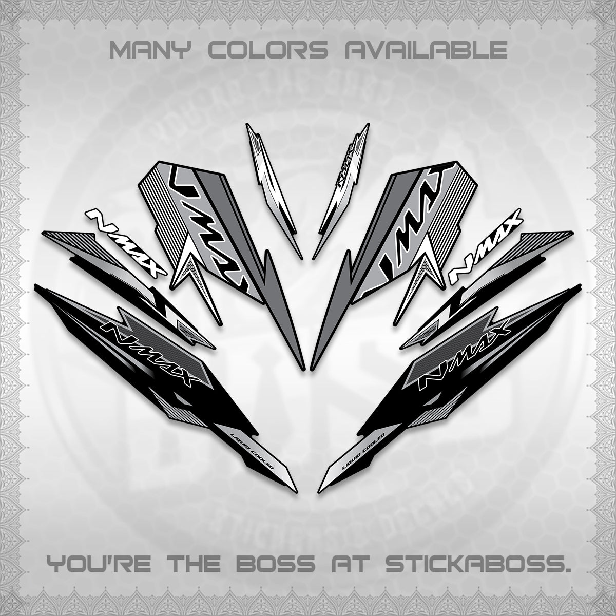 NMAX V2 DECALS (2026 VARIO STYLE) STICKER DECALS By STICKABOSS