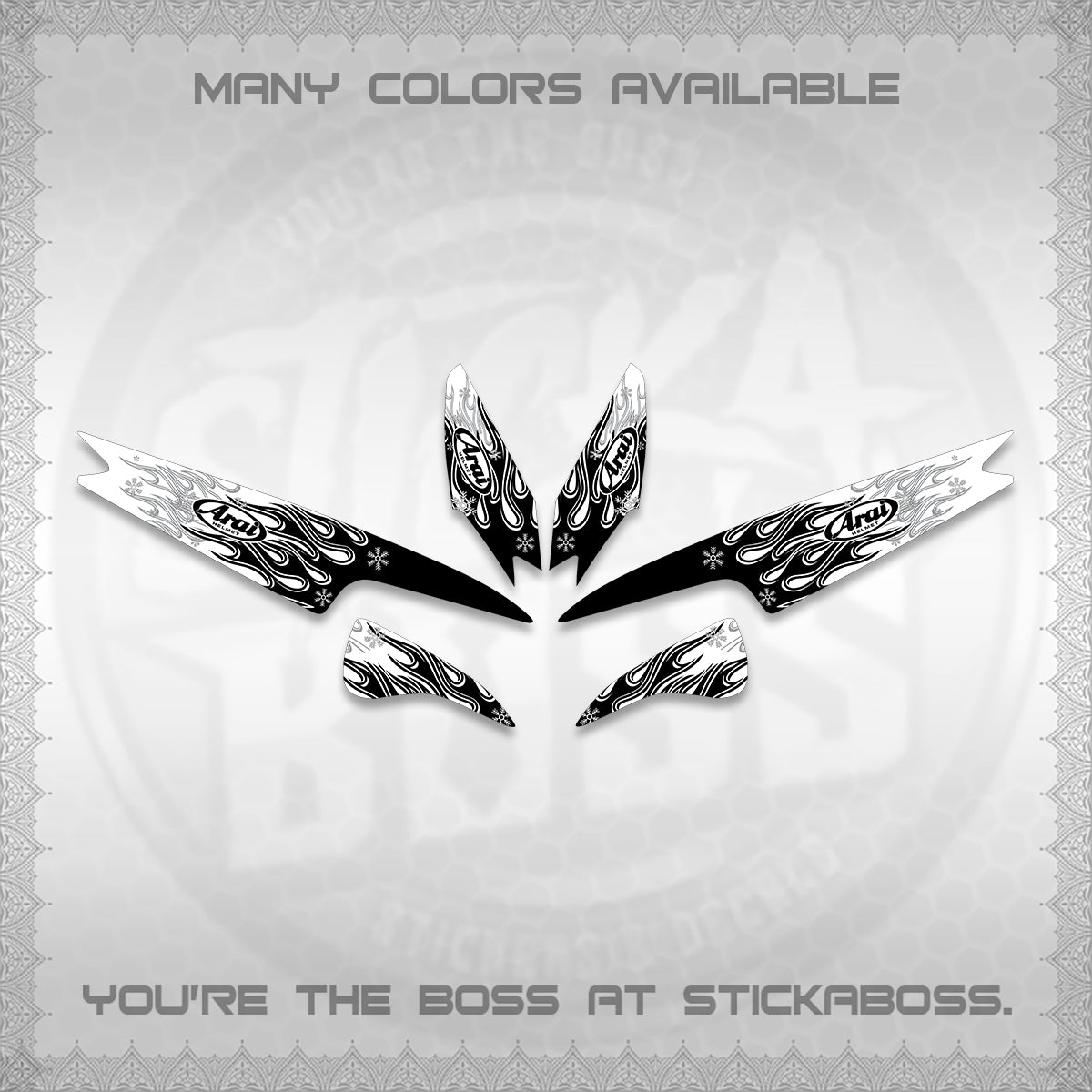 AEROX V3 STOCK STRIPING DECALS (SP EDITION)STICKER DECALS By STICKABOSS