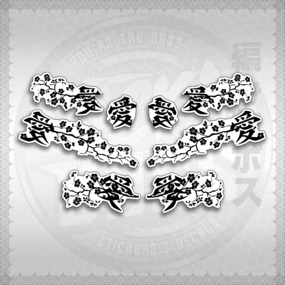 STICKER DECALS for NMAX V2 INDO FOR WHITE (NV2FWSAXFL) By STICKABOSS (SOFIE LAMINATED WATERPROOF)