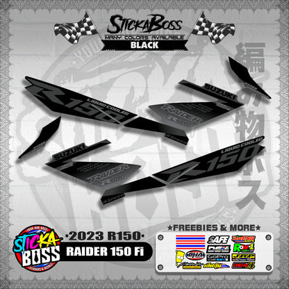 RAIDER 150 Fi DECALS ( 2023 R150 )【WITH FREEBIES】