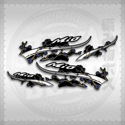 STICKER DECALS for MIO SPORTY (MSPSAXFL) By STICKABOSS (SOFIE LAMINATED WATERPROOF)