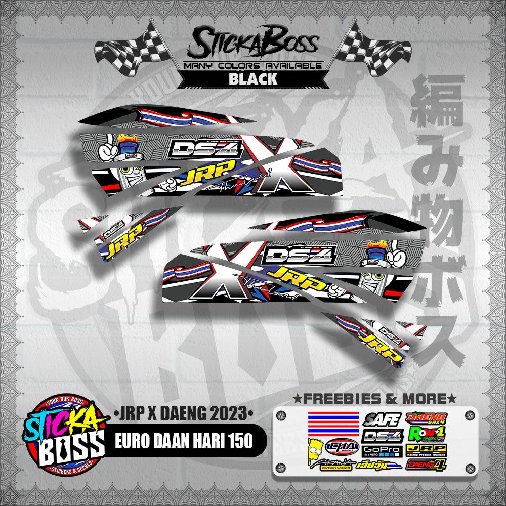 EURO DAAN HARI 150 DECALS ( JRP X DAENG 2023 )【WITH FREEBIES】