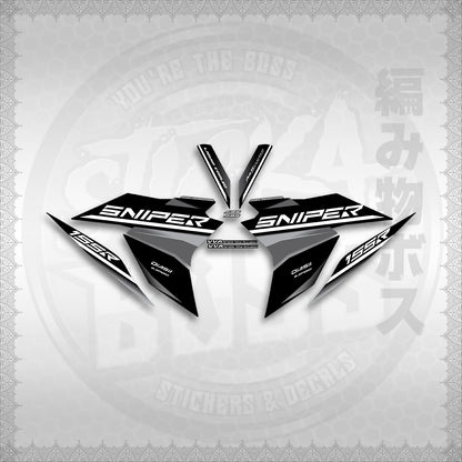 STICKER DECALS for SNIPER 155 (20PHSTDE) By STICKABOSS (SOFIE LAMINATED WATERPROOF)
