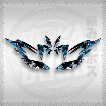CLICK V2 INDO CONCEPT ( KANAGAWA GREAT WAVE ) STICKER DECALS By STICKABOSS