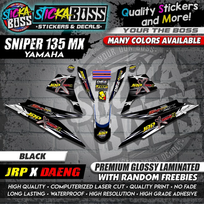 Sniper 135 MX Thailand Decals ( JRP x DAENG )【WITH FREEBIES】