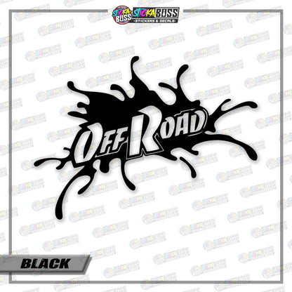OFF ROAD ( VINYL CUT-OUT STICKER DECALS )【Stickaboss】